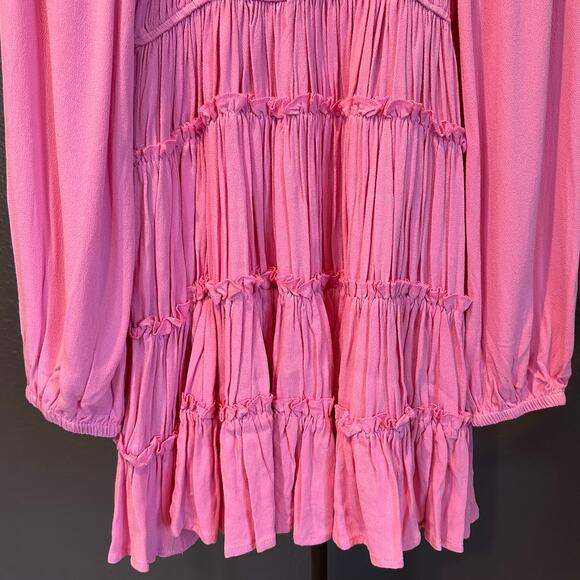 NWT, Chelsea & Violet Women’s Oversized XS Smocked Balloon Sleeve Tiered, K634 - Picture 11 of 14